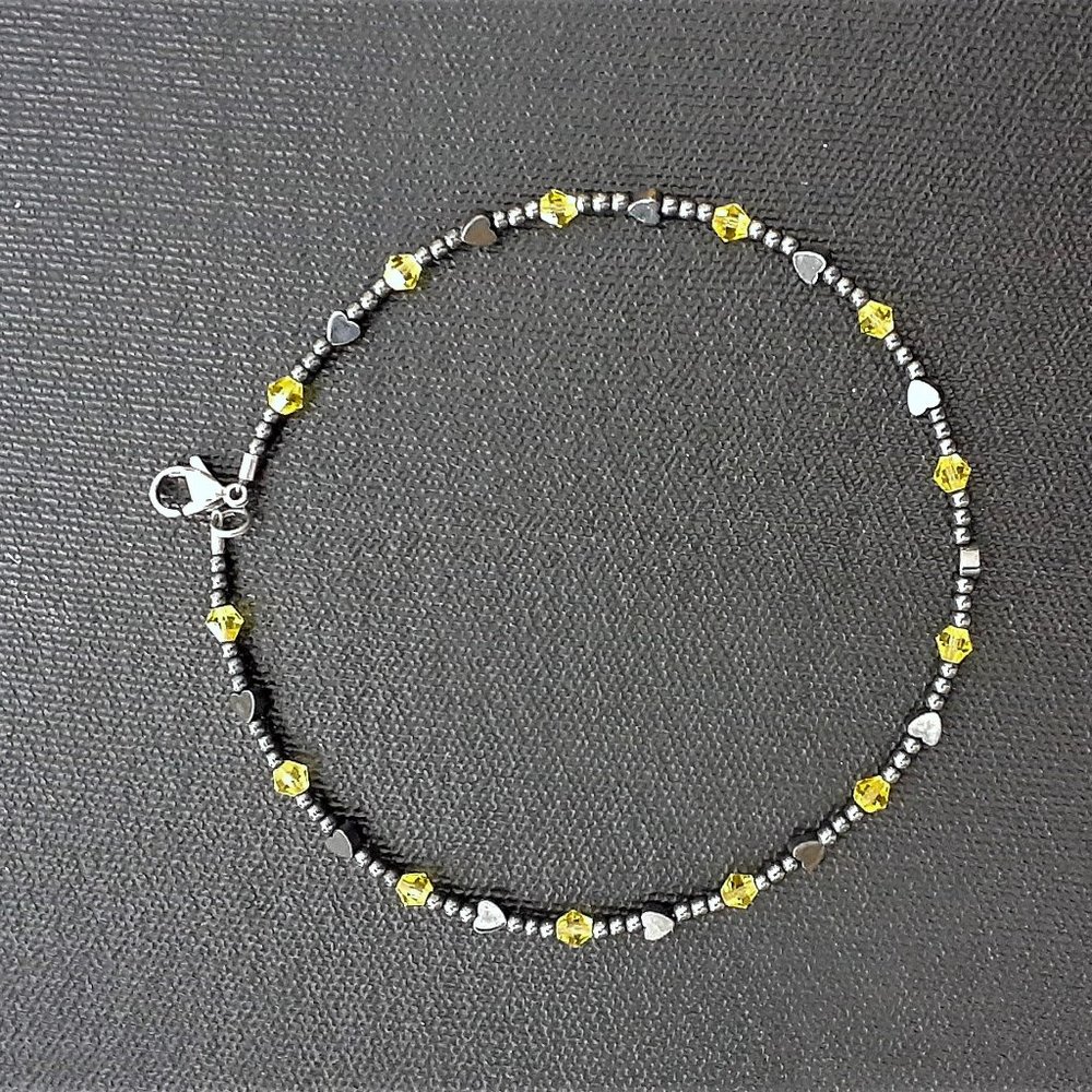 2 for $25 / Handmade in Canada Beaded Anklet